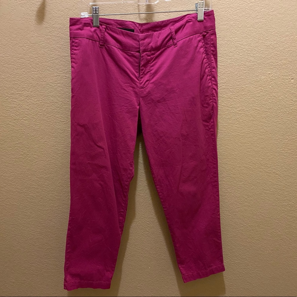 Kut from the Kloth Pink Taylor Crop Trousers